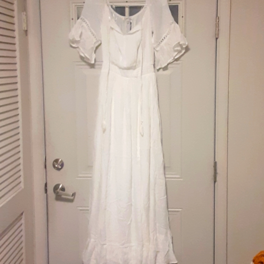 A white dress